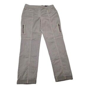NWT Chico's So Slimming Ankle Pants Jeans Khaki Tan Women's L 12 (2) C7.2